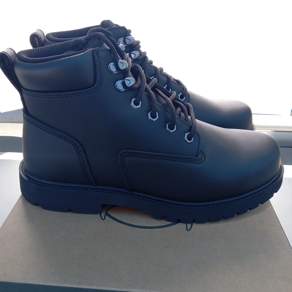 Brahma Men's Mass Soft Toe Work Boots Size 9 Black Oil & Slip Resistant Sole